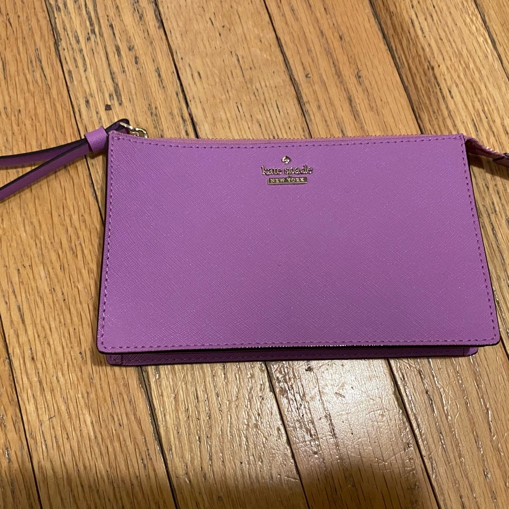 NWT Kate Spade Purple Wristlet